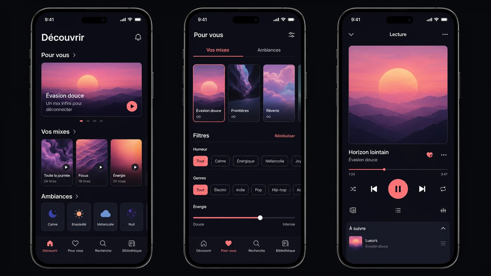 Aperçu de Application Mobile de Recommandation Musicale