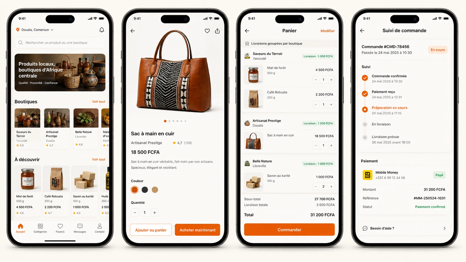 Aperçu de Odjassa - Marketplace Multivendeurs
